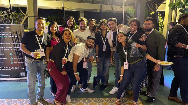 malikgarv's tweet photo. The event was so engaging that i almost forgot to eat or drink. Meeting @AashishPunjabi1 and @mister_whistler after a really long time. Also representing slice gang. Kudos to @thetalentdeck team! https://t.co/KeCQJwMDXD