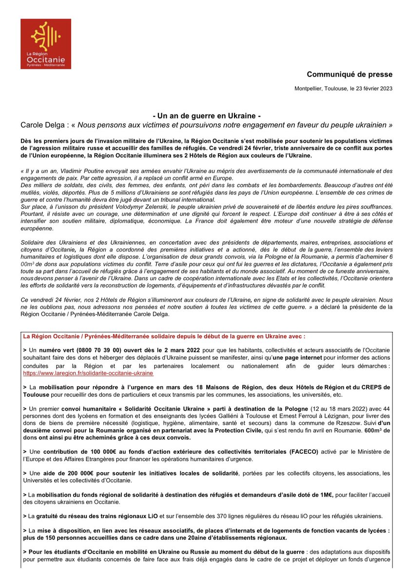 Carole Delga tweet media