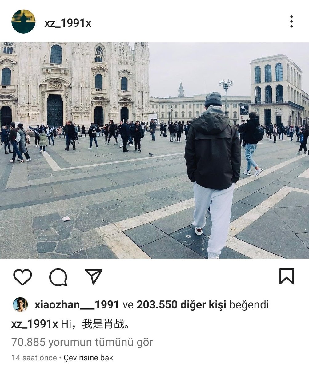 ZhanYiboTurkey's tweet photo. Xiao Zhan Instagram hesabı açtı!!🎉

~ Merhaba, ben Xiao Zhan.

↬https://t.co/V0TrVVSWOe https://t.co/ZgiY5phqQb