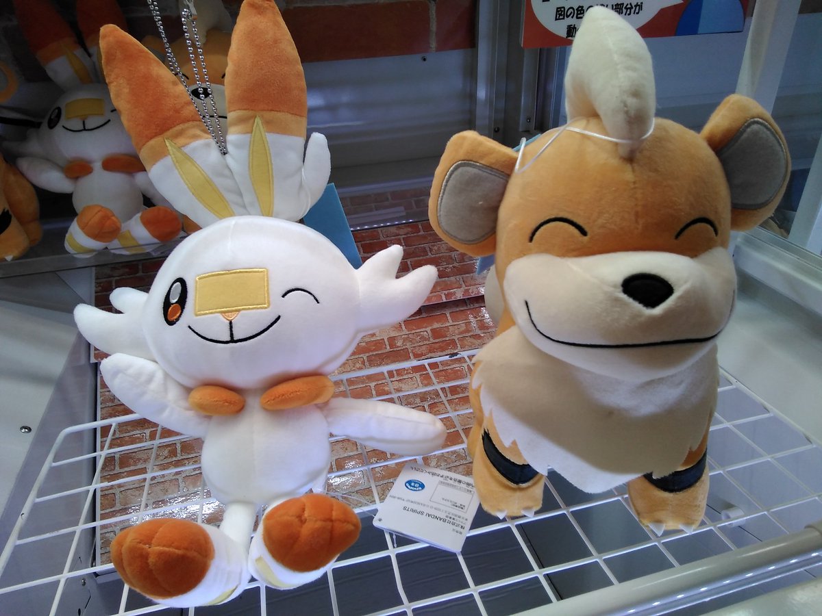 ポケモンHelloPartner でっかいぬいぐるみガーディ・ヒバニーが入荷