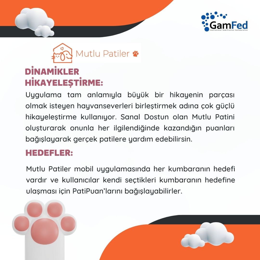 GamfedTurkiye's tweet photo. Haydi şimdi uygulamayı indir ve sokaktaki canlara destek olmaya başla! 🚀
@azizahmdvonline
Makalenin tamamı için 👇
https://t.co/CFqUdrK7HJ
#oyunlaştırma #mutlupatiler https://t.co/kdrJxrsfPy