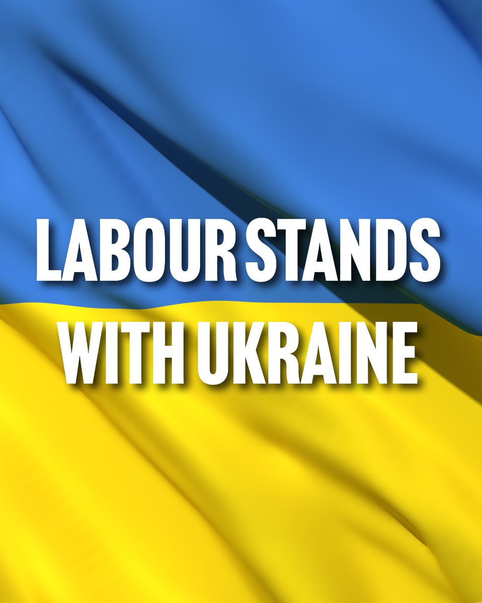 UKLabour's tweet photo. The Labour Party stands with Ukraine in their fight for freedom.

Today, one year on from Russia’s brutal invasion, the United Kingdom will hold a one-minute silence at 11am for Ukraine.

🇺🇦 https://t.co/a6twQMbazm