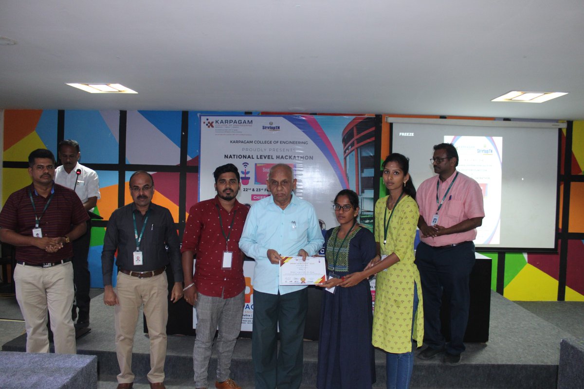 wekceians's tweet photo. 'Smart Agrothon' - a two-day hackathon event was conducted on the 22nd and 23rd of February. The event was an overwhelming success as it received almost 420 innovative ideas from student batches across the nation.
#SmartAgrothon #NationalLevelHackathon #hackathon #coding https://t.co/JzbiC4eqjh