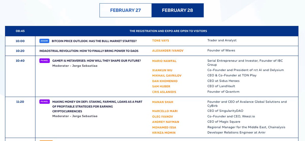 MagicSquareio's tweet photo. 👀 Don't miss our Co-Founder &amp; CEO Andrey Nayman at the Blockchain Life Forum next week! 💼 DM him to connect &amp; catch his 🔥 panel on Day 2! 
#MagicSquare #BlockchainLife #Web3 https://t.co/jwxahgk88e