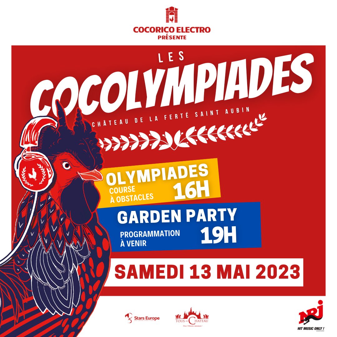 Nouveauté !
🏅Petite mise en jambe avant le Cocorico cet été 
#gardenparty #festival #electro #courseàobstacles #musique #chateau