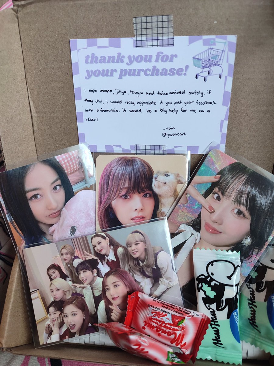 Plsgivemykopi's tweet photo. Hi! Nakauwi na silaaaaa, thank you so much sa napaka bait na seller @gwsncart 💖✨ #fromrain. https://t.co/2pC05sJDUf