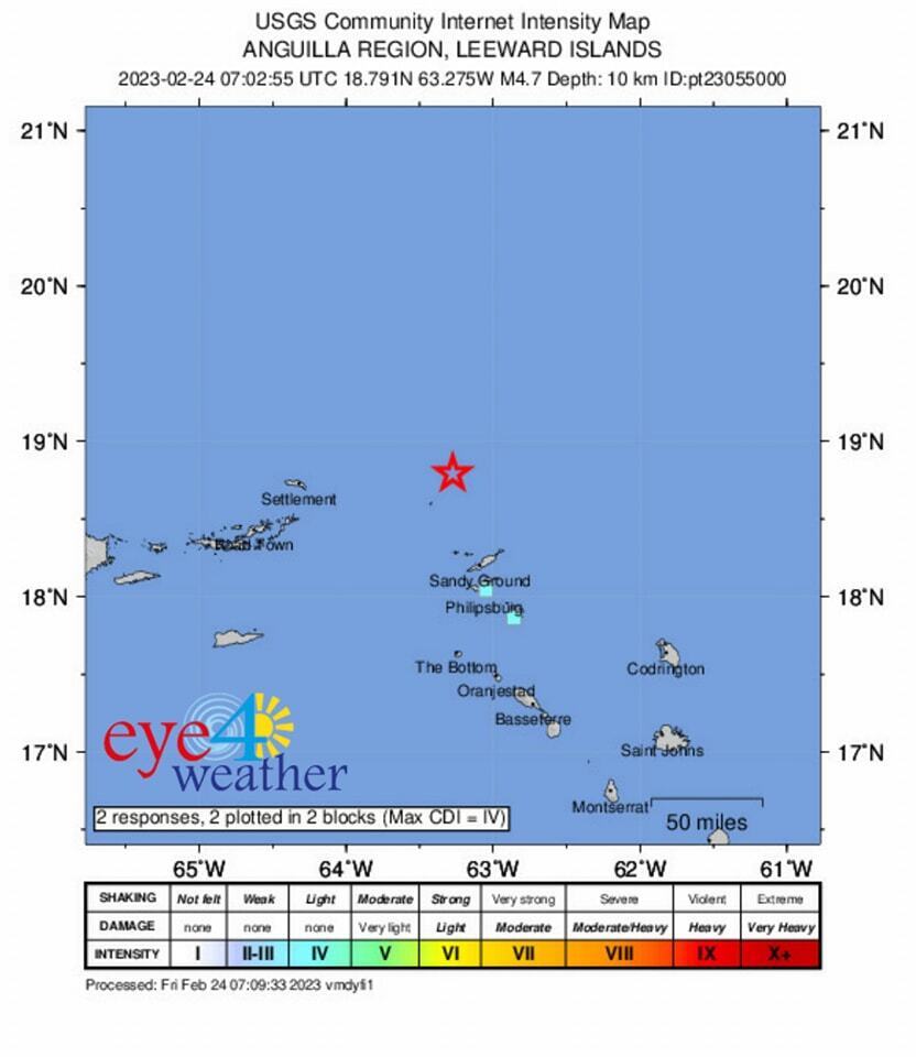 Eye 4 Weather on Twitter "Earthquake Alert A 4.7magnitude