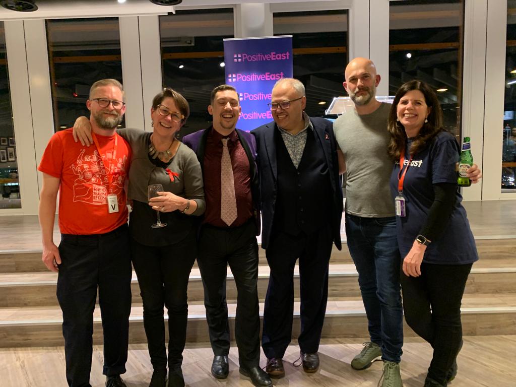 YourEmeraldLife's tweet photo. Many thanks to @PositiveEast for their amazing event on Wednesday night. Our own @heidiemerald was there to celebrate the continued good work - and the success of #redrun2022 - looking forward to even more than £250k being raised by #redrun2023! https://t.co/Gj2yKq3tzk