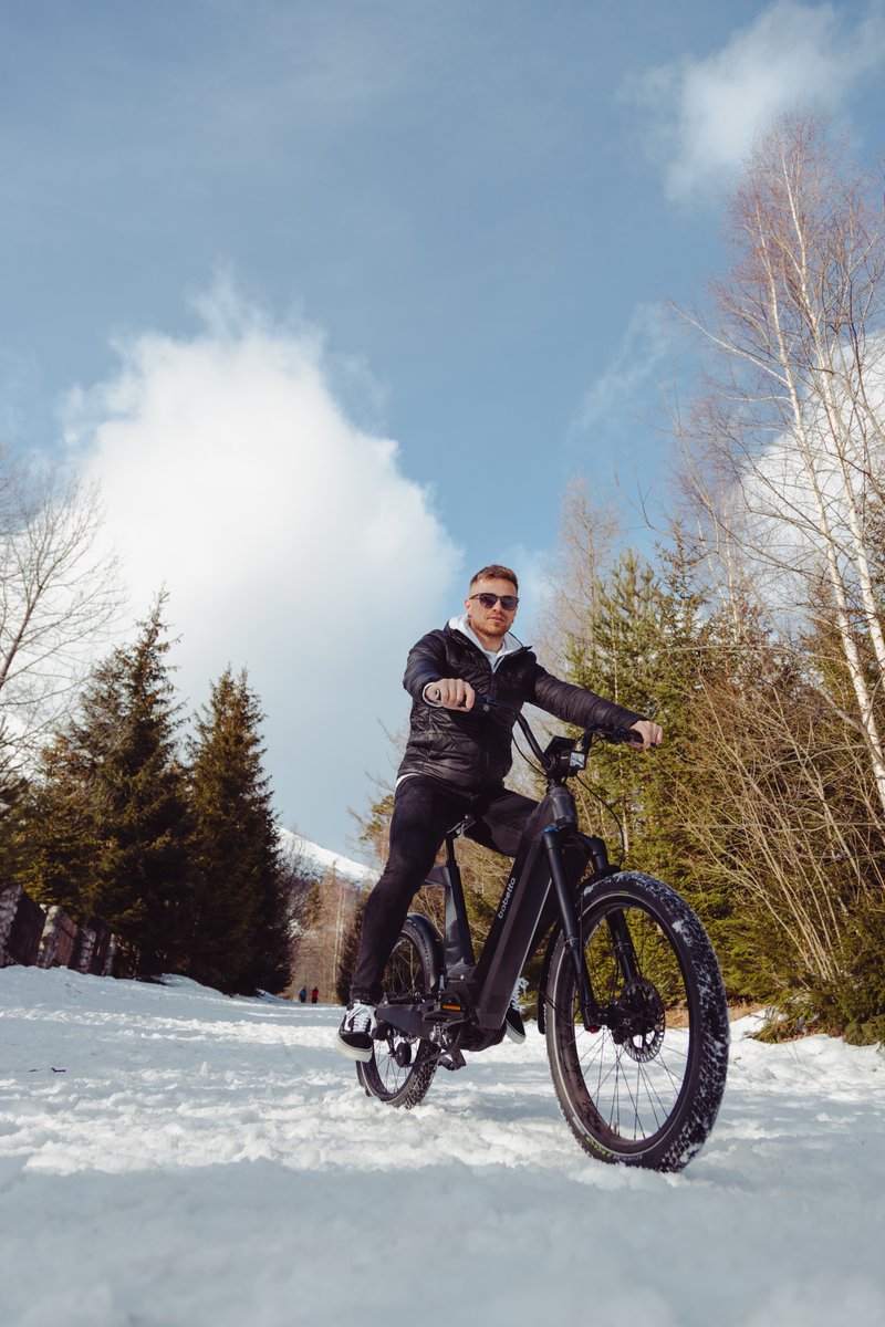 babetta_eu's tweet photo. Snow doesn't stop Babetta. Reliable ebike in any weather. ❄️ #ebike #urbanmobility #commuting https://t.co/TG8M1f5eLJ