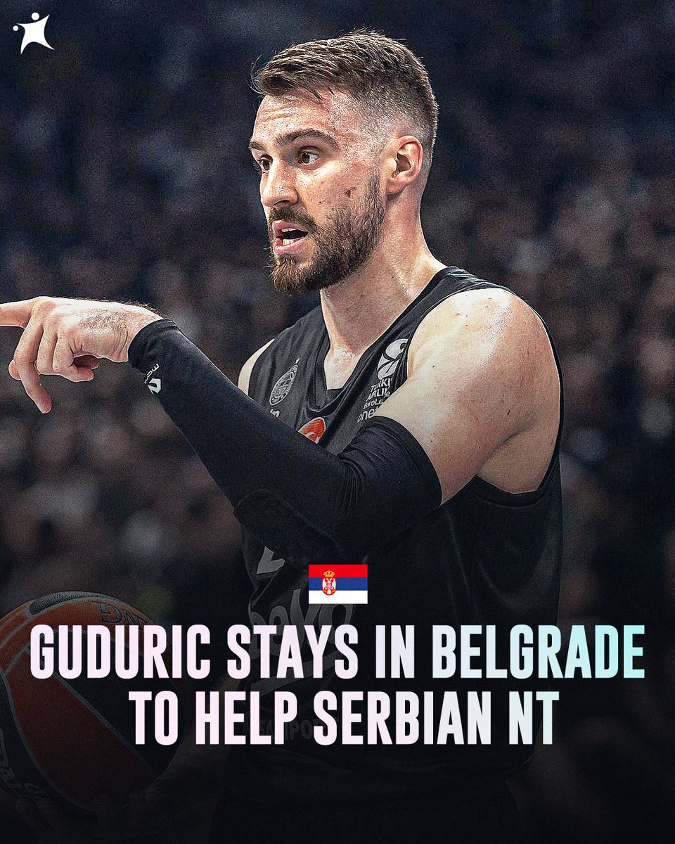 BasketNews_com's tweet photo. Marko Guduric is staying in Belgrade to help the 🇷🇸Serbian NT in a potentially crucial game vs 🇬🇧 Great Britain https://t.co/ez64qACU0U