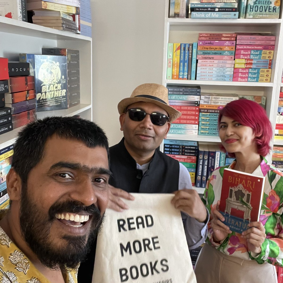 walkngbookfairs's tweet photo. Was wonderful to have @theabhayk at Walking BookFairs today. Thank you for visiting us. Readers, get your signed copies of this fabulous book before they disappear from our shelves!
#BookSigning #BookstoreEvents #Bhubaneswar https://t.co/zhfD5E45c3