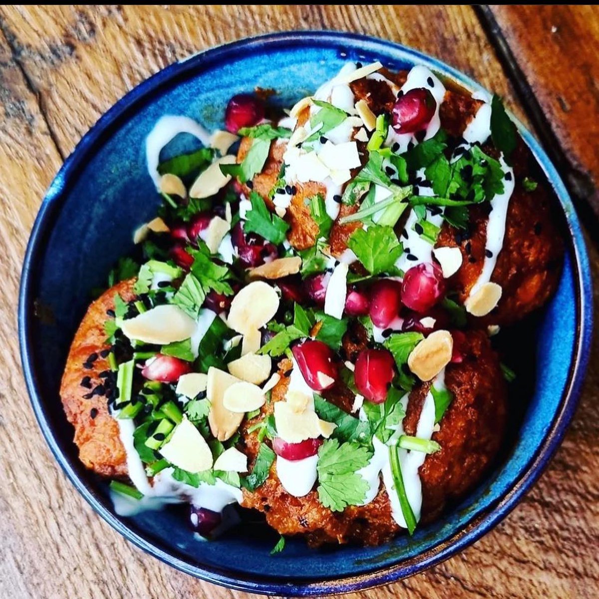 mousebrimstage's tweet photo. Payday weekend is here, hurrah 🤩 pics are…..one of the biggest sellers, fish &amp; chips. Cauliflower wings with toasted almonds and pomegranate - but if you have a nut allergy or prefer them without the almonds, no problem! And finally our espresso martini 🤤 needs no explaining… https://t.co/3gJk4JVwKI