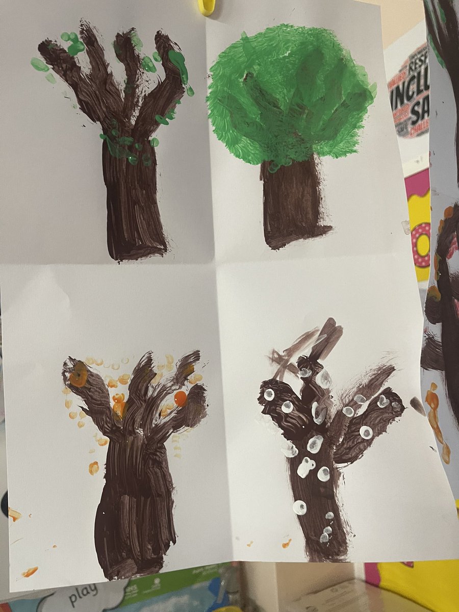 MissOrrP2's tweet photo. The end result! 🌳 🍂 @DeansPrimary https://t.co/5syfvVi0CK