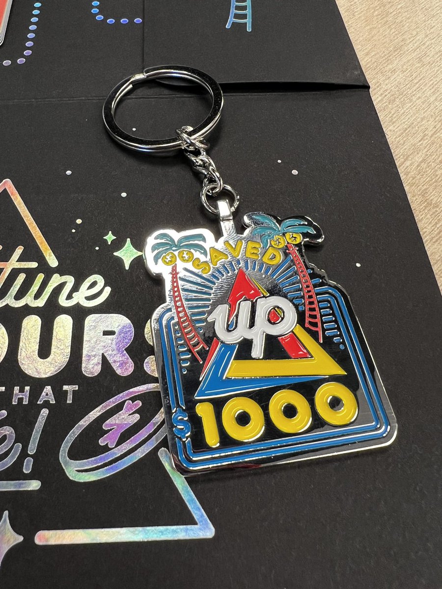 Drooling over this mailer we send to <a href="/up_banking/">Up</a> customers who complete the #saveup1000. I remember sitting in the budget meeting thinking “yeah, that sounds cool”, but I am absolutely blown away.