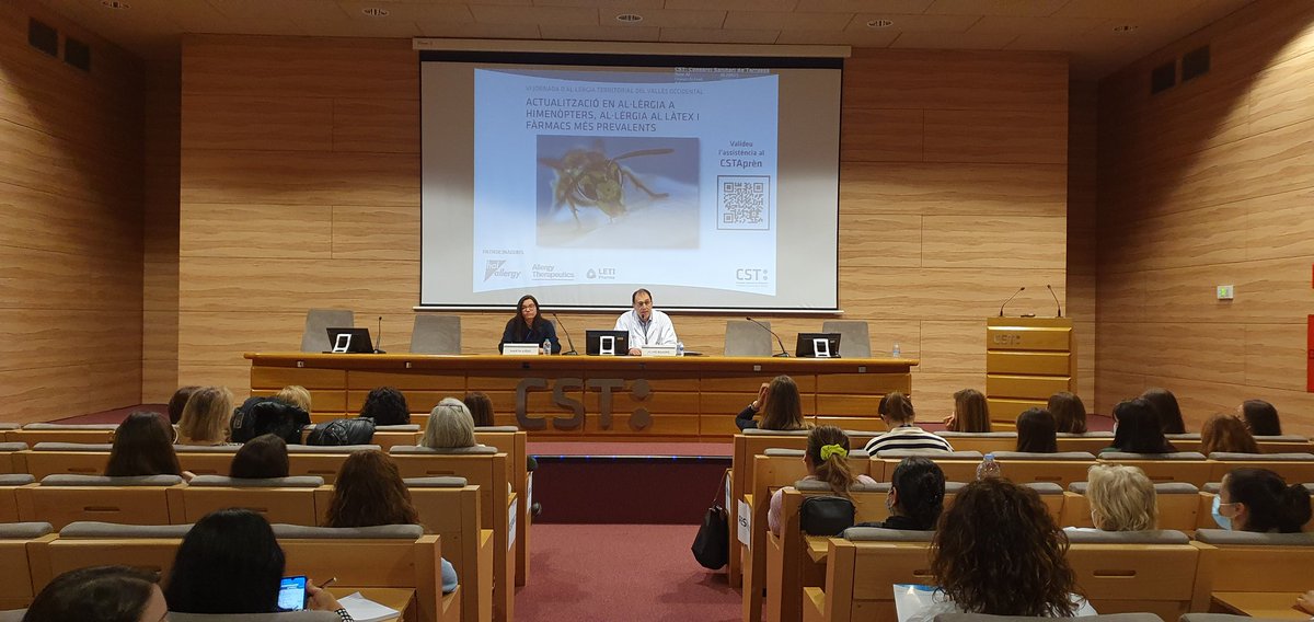📣 Inaugurem la VI Jornada d’Al·lèrgia Territorial del Vallès Occidental sobre l'actualització en al·lèrgia a himenòpters, al·lèrgia al làtex i fàrmacs més prevalents ⬇️ 
<a href="/scaic_cat/">SCAIC</a>