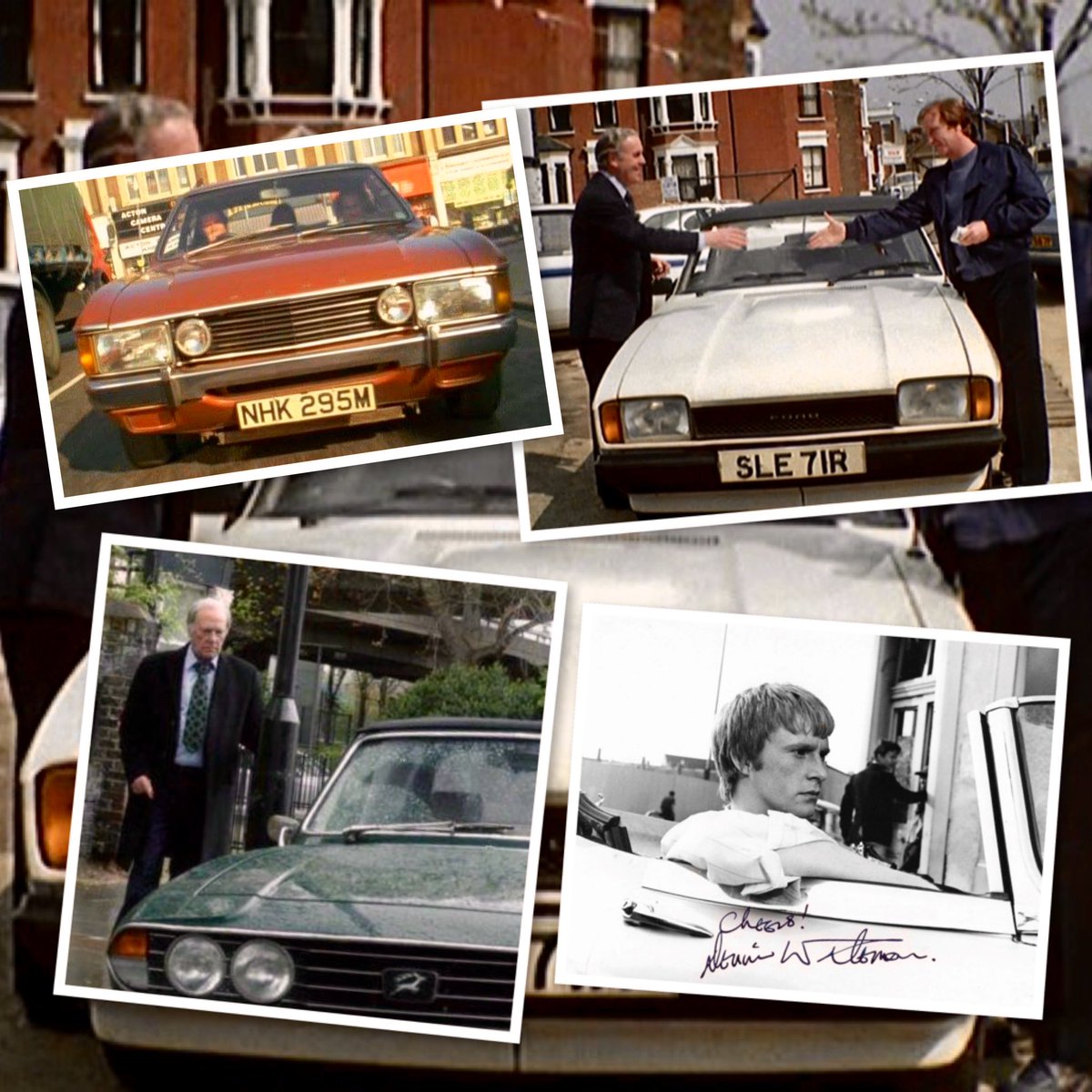 Remembering Dennis Waterman, legendary actor for over six decades and singer, born #OnThisDay in 1948. 

📷 A few of the iconic cars from Dennis’s career. 

#TheSweeney #FordConsul 
#Minder #FordCapri 
#NewTricks #TriumphStag 
#UpTheJunction #JaguarEType 

#FordFriday
