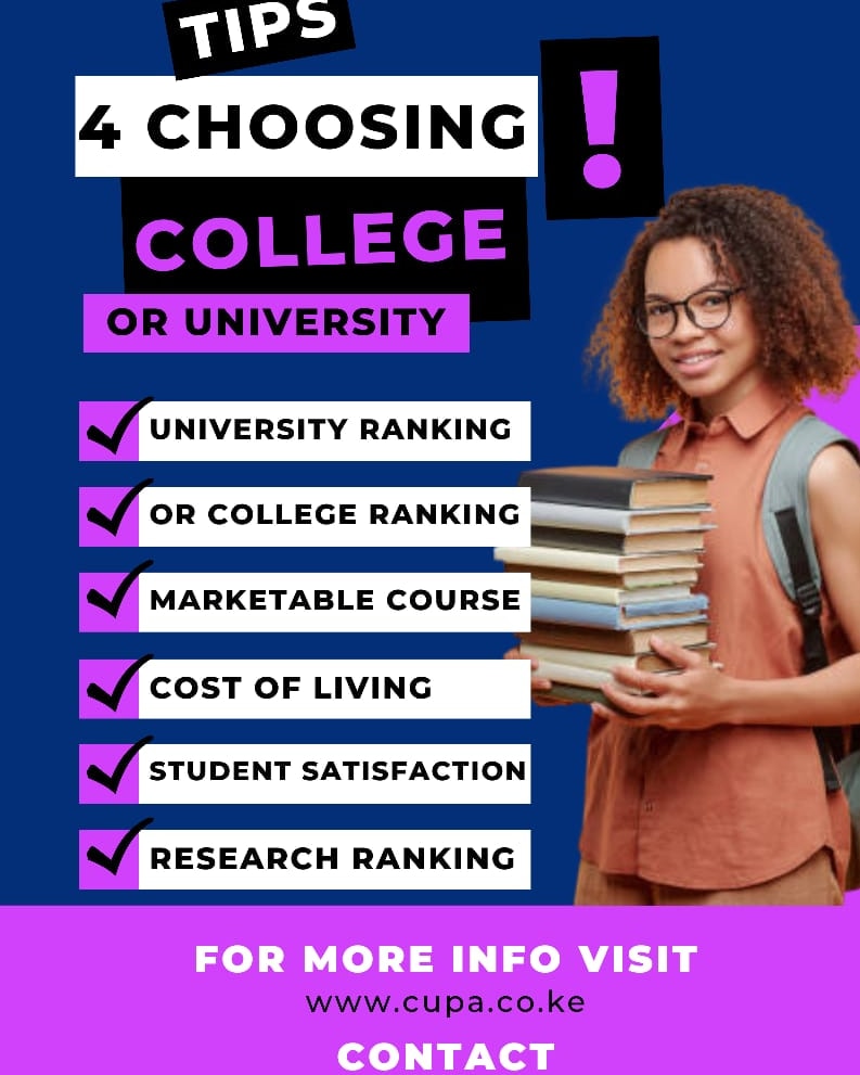 cupa_agency's tweet photo. Choosing an institution that suits you ensures you enjoy your course of study and students experience.Let CUPA help you address your pain.
Call 0715 116666 for more information and enquiries.
#askcupa #TGIF
Samidoh Verah Jill Biden Michelle Kenyand https://t.co/kOYErXWx3v