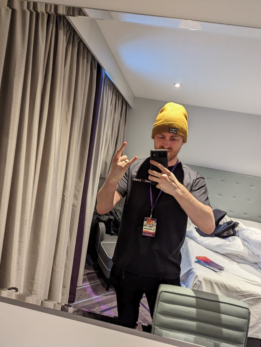 Sp4ghettiCode's tweet image. Got my #NorDevCon23 tee on and ready to rock 🤘

Come see my talk in the main auditorium @ 11:30 if you want your app to be more secure ✨