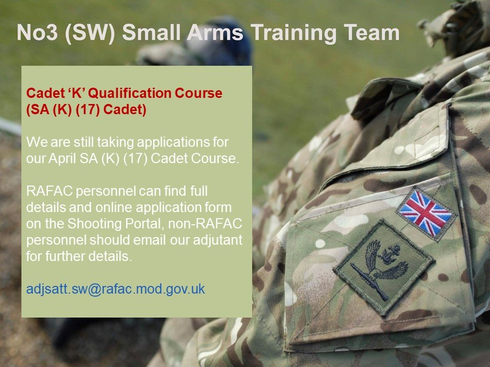 No.3 (South West) Small Arms Training Team RAFAC tweet media