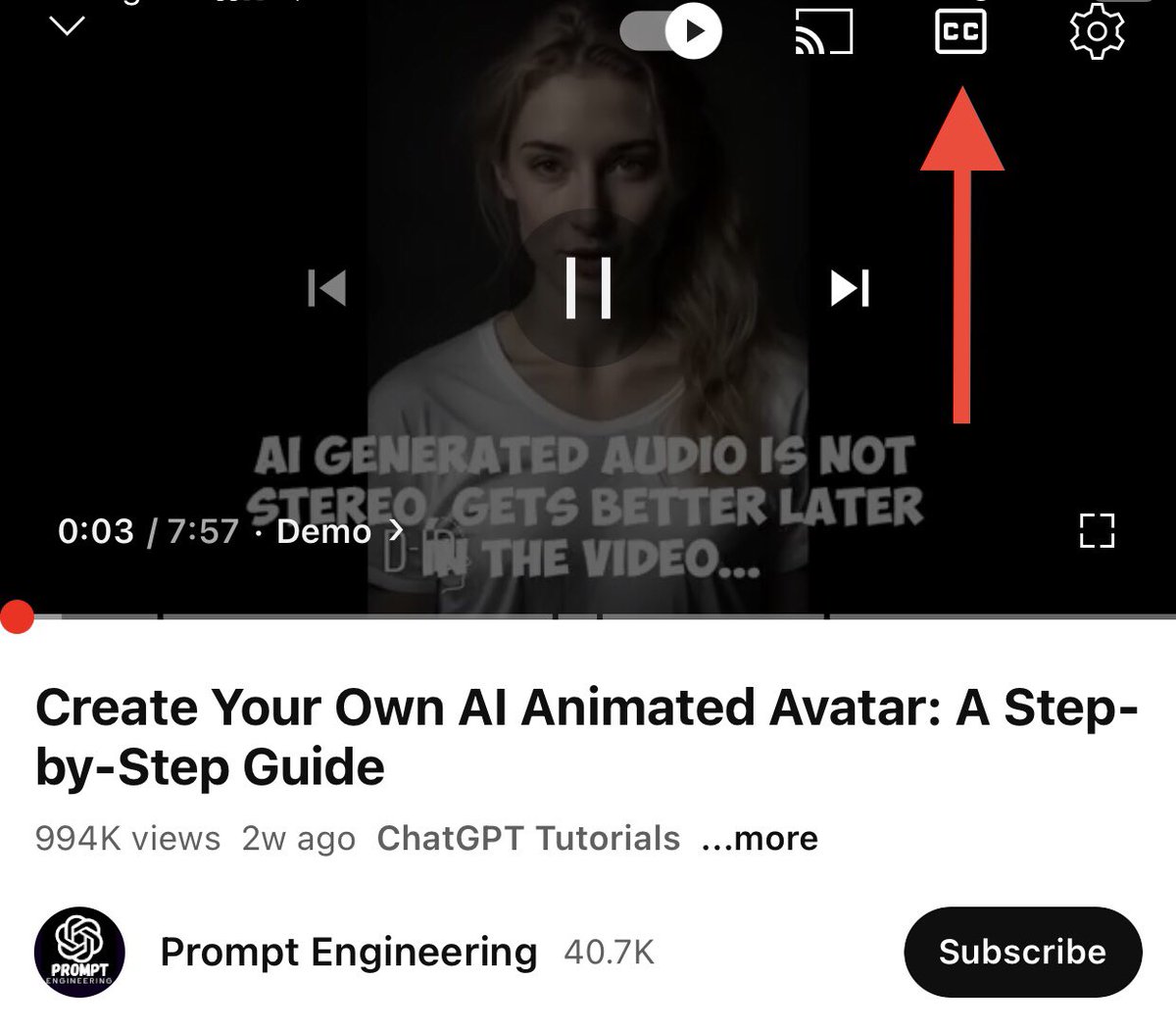 miss_perigriine's tweet image. به مناسبت روز مهندس میخوام بهتون یه راه یاد بدم که راحت ویدیوهای زبان اصلی یوتیوب رو با زیرنویس فارسی ببینید😍
پس بیاین مرحله به مرحله باهم پیش بریم که مشکلی پیش نیاد😎
اول وارد یوتیوب بشید دقت کنید ویدیو مدنطر حتما علامت CC رو داشته باشه