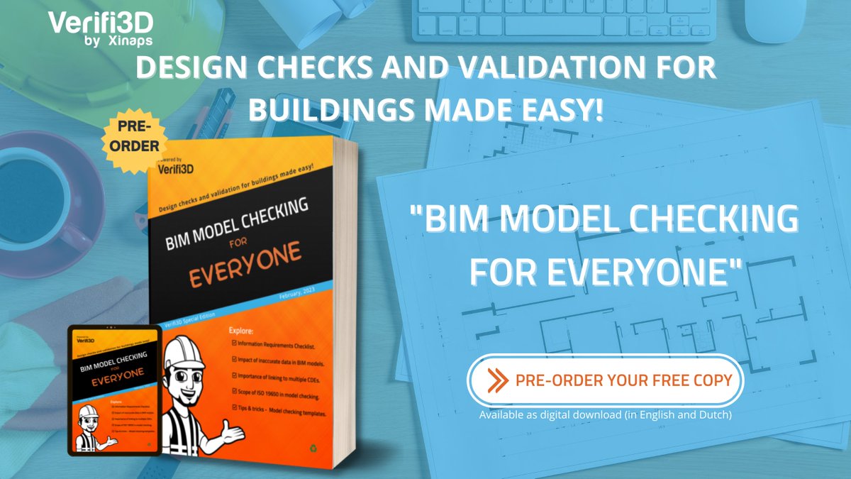 xinaps_'s tweet photo. π£Pre-order your free copy of "BIM Model Checking For Everyone"
This #Verifi3D Special Edition is a guide to #BIM #modelcoordination and checking for improved #workflow #efficiency in #building #design.
To pre-order, visit: https://t.co/eHHYrlNJYh
#AEC #Construction #tech https://t.co/xBYnnhUnJA