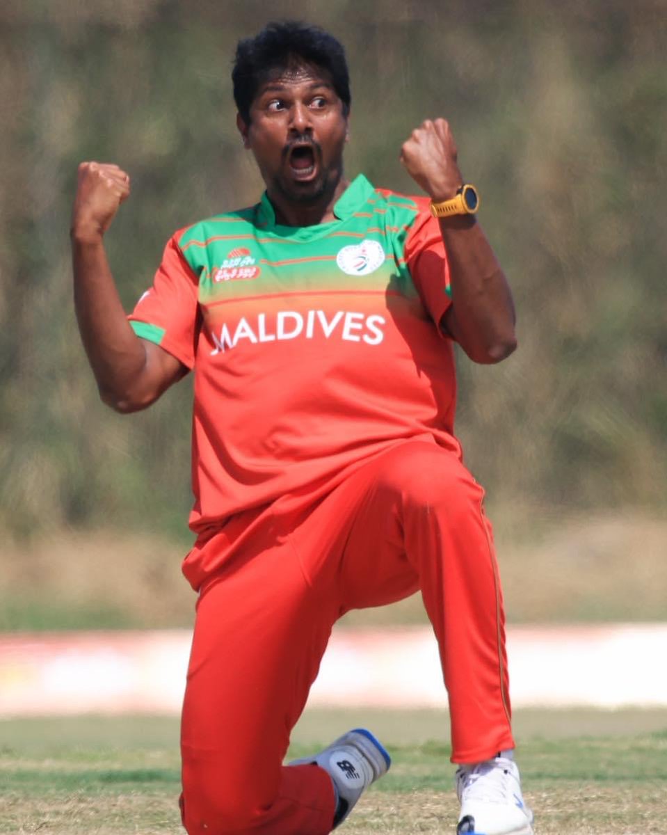 Congratulations Team 🇲🇻 for the victory against Iran in <a href="/ACCMedia1/">AsianCricketCouncil</a> Challenger Cup. Great bowling effort by the bowlers. Outstanding all-round effort by <a href="/adhalhey2/">adhalhey</a>. Wonderful bowling by <a href="/Ha5anIbrahim/">Hassan Ibrahim</a> and Mahfooz. Oustanding team effort on the field.
<a href="/maldivescricket/">Maldives Cricket</a> 
🇲🇻🇲🇻🇲🇻🇲🇻🇲🇻