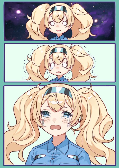 お題箱「ガンビア・ベイはとても緊張して泣いた」 
#艦これ 