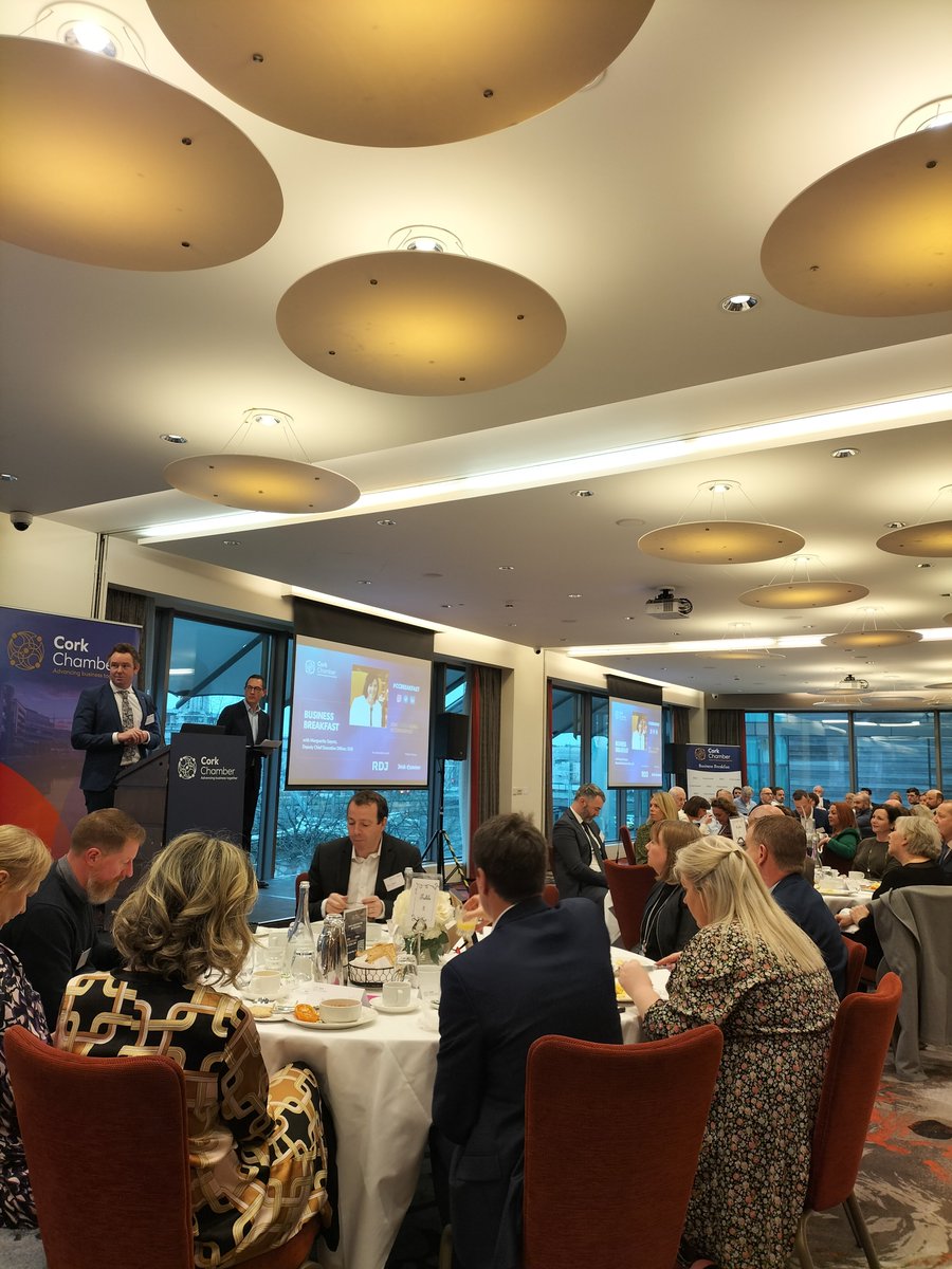 Delighted to attend the 
<a href="/CorkChamber/">Cork Chamber</a> Business breakfast @ClaytonCork
on behalf of <a href="/HayfieldManor/">Hayfield Manor Hotel</a>
 <a href="/GSKillarney/">Great Southern Hotel</a> #ccbreakfast