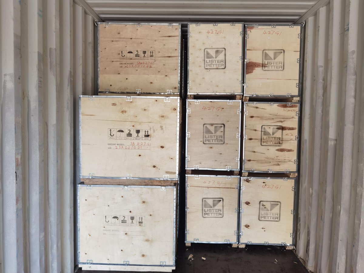 Lister_Petter_'s tweet image. These two week, we are glad to see that the new engine STARLITE SERIES has been welcomed by everyone and orders keep coming in.
These 240 pcs STARLITE SERIES engines are well packed and ready for shipment in 2-3 days.
#engine #powerEngine #dieselengine #listerpetter