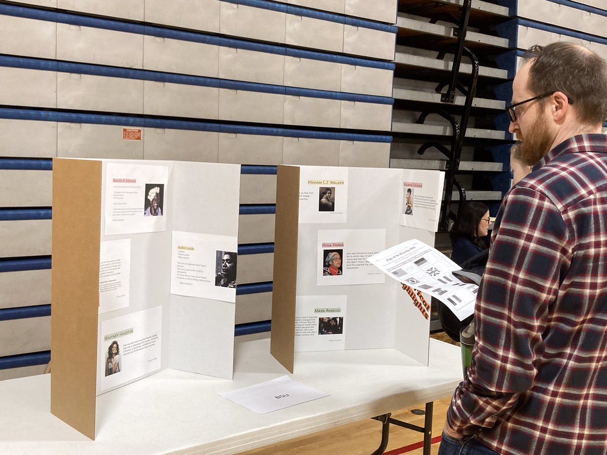 Student groups put together displays for Diversity Night <a href="/WRidgeMS/">Westridge MS</a>