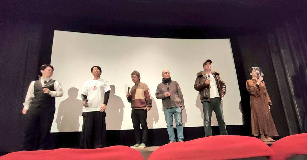 hirounin's tweet photo. #ちくび神 !観賞
舞台挨拶2回、創作落語、短編集3本と #米澤成美 さんの世界に飲み込まれて迷い込んだ3時間!!
刺激強めもあり〜も堪能。
「回転しながら前進」なんて、1つ賢くなった😁
#IFSPLAYBACK https://t.co/SC3cvFwHvT