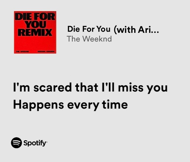 thesadbaby's tweet photo. the weeknd, ariana grande / die for you https://t.co/ddWfp54q4p