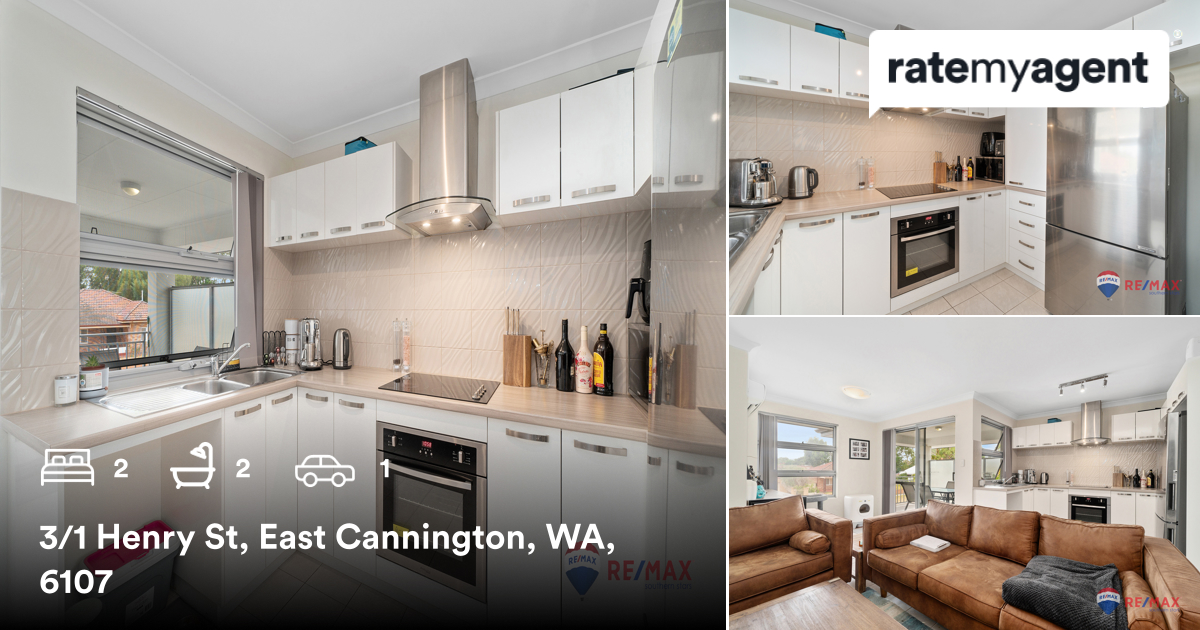 MitchellFamily6's tweet photo. 🛌 2 🛀 2 🚘 1
📍 3/1 Henry St, East Cannington, WA, 6107

My latest listing on #RateMyAgent.

https://t.co/pS5IZRzYGs

...
#ratemyagent #realestate #Remax_Southern_Stars https://t.co/krJ4DouZnr