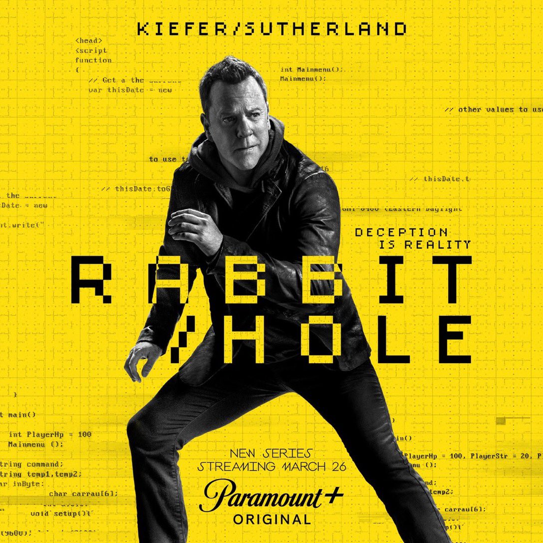 Get ready for a fun ride! Had a blast with <a href="/RealKiefer/">Kiefer Sutherland</a> down the <a href="/RabbitHolePPlus/">Rabbit Hole</a> ! <a href="/paramountplus/">Paramount+</a> #rabbitholeseries