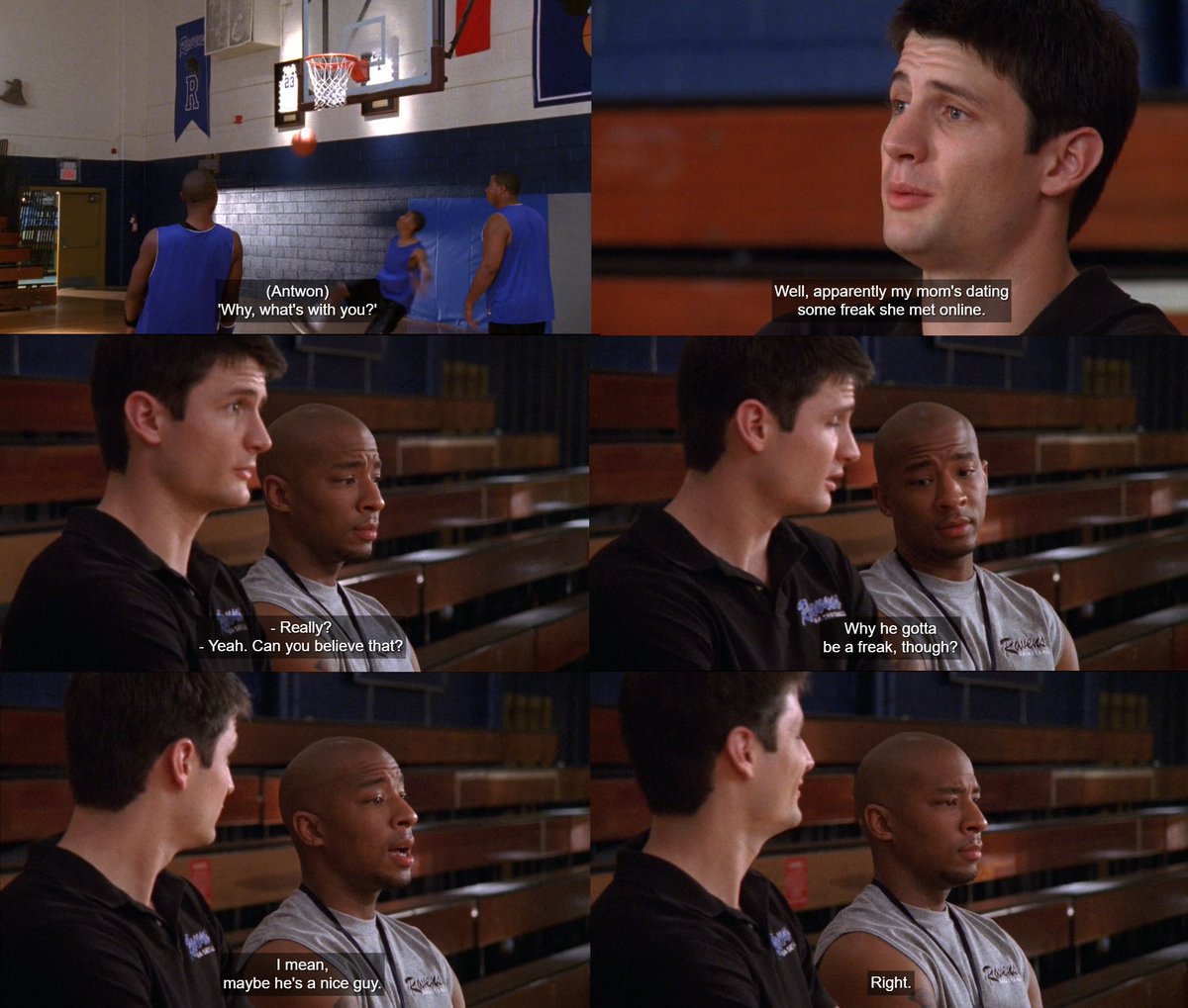 pacepeterlawyer's tweet photo. "Dude. Did you just ask me if my mom was satisfied?" asdfbasjbfbxjvc
Meanwhile Skills is over there freaking out cause his potential father-son relationship with Nathan is not getting a good start! Deb is wild... I have no other words! π
#OneTreeHill #skillstaylor #nathanscott https://t.co/OkOYfST6NS