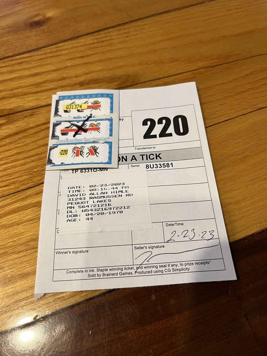 Another successful meat raffle.