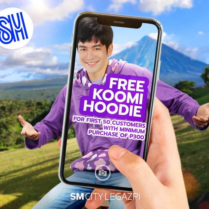 TeamJoshuaHK's tweet photo. Enjoy a FREE Koomi hoodie*, Koomi Klub Card, and a BUY 1 GET 1 Stick-On-Me Purple Rice at #KoomiSMCityLegazi, Ground Floor. Drop by on March 3, Friday to get your hands on these #GuiltlessGoodness treats! @iamjoshuagarcia π
#KoomiPH
https://t.co/FjdZqXFz9C https://t.co/9ksC4HZwm0