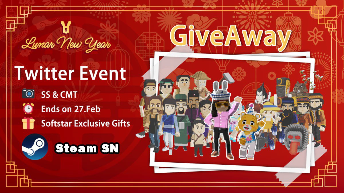 Reply a pic with your favorite passerby, NPC or monster with the reason in Sword and Fairy! 😉

1️⃣❤️+RT+FL <a href="/TWCCTheSandbox/">TW The Sandbox 創作者協會 (Creator Club)</a> 
<a href="/SoftstarEntmt/">Softstar Entertainment</a> <a href="/TheSandboxCH/">The Sandbox 中文專頁</a>
2️⃣Tag 3 fren
3️⃣📸Comment pic with the reason 

⏰Ends on 27 FEB
🎁Softstar Exclusive Gifts

#LunarNewYearTSB #Giveaways