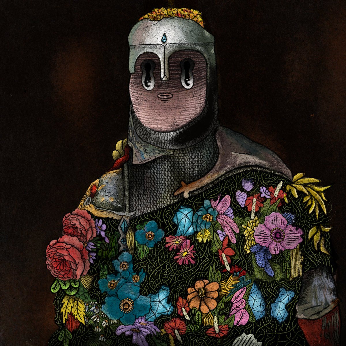 Waxheadart's tweet photo. GM!
After a long wait I have listed the Fourth piece in the Knights of the Hidden Garden series on @foundation 
Rehmannia the Guardian
0.15 reserve
Link below 👇 https://t.co/hmMRJUwJNS