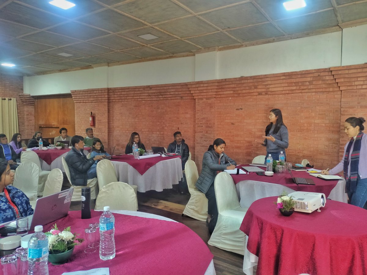 RaajenM's tweet photo. Happening Now !!

Mid-Term Review (#MTR) startup meeting of @RHRNNepal.

All parters of @RHRNNepal has come together to start the MTR of @rhrn_youthsrhr programme in Nepal https://t.co/PuuTwlQYnd