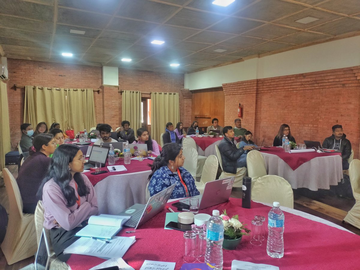 RaajenM's tweet photo. Happening Now !!

Mid-Term Review (#MTR) startup meeting of @RHRNNepal.

All parters of @RHRNNepal has come together to start the MTR of @rhrn_youthsrhr programme in Nepal https://t.co/PuuTwlQYnd