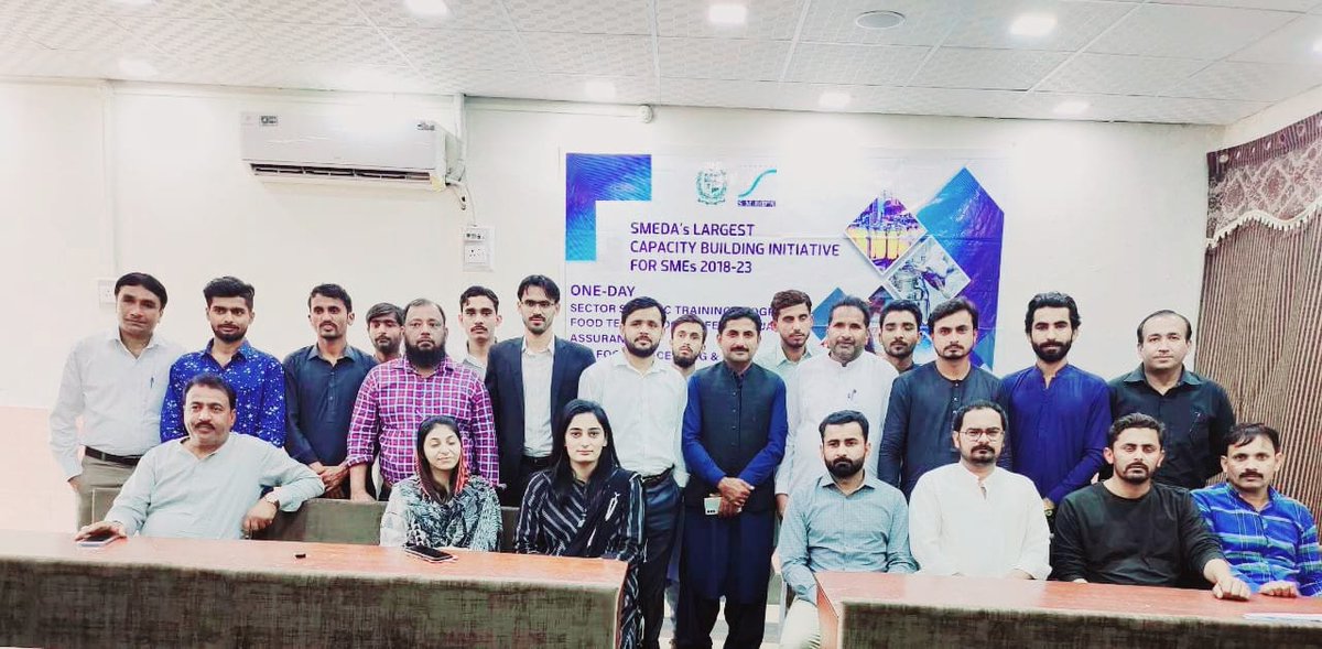 NBDPofficial's tweet photo. Happening 1-Day Training Program on " Food Technology Safety & Quality Assurance" at Benazir Bhutto University, Khairpur.
Register yourself for Upcoming Training Programs at https://t.co/dVDu3bVZ3o
#training #SME #learning #foodtechnology #safety #qualityassurance #NBDP #SMEDA https://t.co/QiulD1WrQd