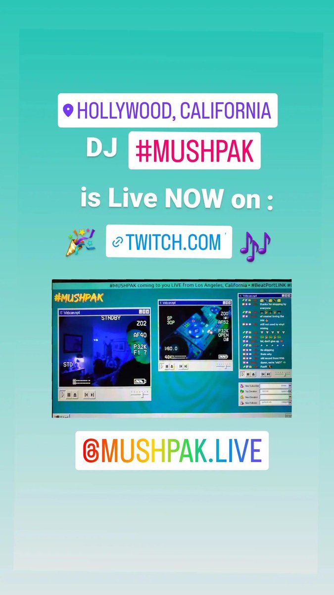 musicandpost's tweet photo. #DJ #MUSHPAK / @_mushpak 🎶 is #Live NOW on #Twitch 📺! 😎

Come #Dance 🎉 with us! 😃

https://t.co/exdXC1d76k 

#LosAngeles #CA #Beatport #BeatPortLink #Traktor #ESAudio #RecordingStudio #Music #LiveMusic #Techno #EDM https://t.co/rV3aZvkkqC