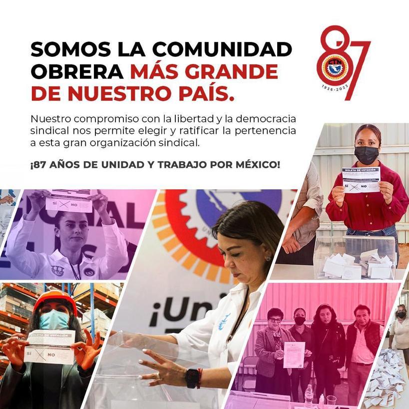 Es un orgullo pertenecer a nuestra CTM,un abrazo fuerte a nuestro líder Nacional Carlos Aceves por nuestro 87años en UNIDAD Y TRABAJO <a href="/CTMPuebla/">CTM_FTPuebla</a> <a href="/CTM_MX/">CTM Nacional</a> <a href="/leobardosoto/">Leobardo Soto</a>