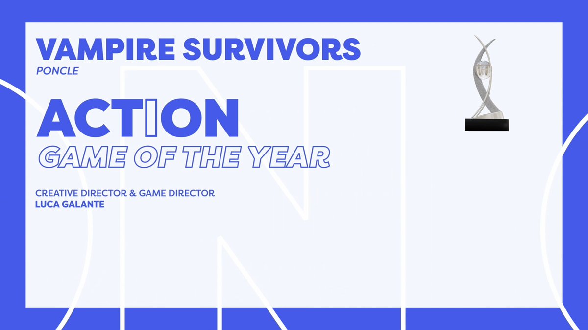 Wario64 on Twitter "Vampire Survivors wins Action Game of the Year