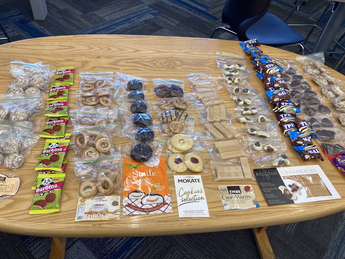 Food from Holy Land Cafe and treats from around the world at Diversity Night <a href="/WRidgeMS/">Westridge MS</a>