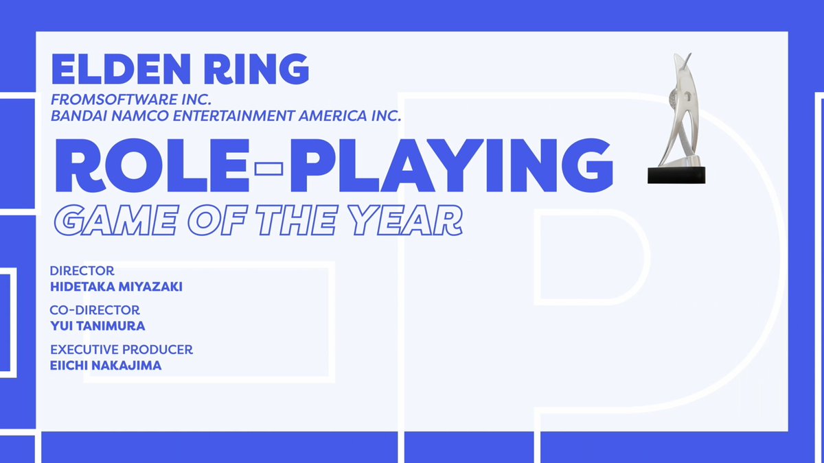 Wario64 on Twitter "Elden Ring wins RolePlaying Game of the Year