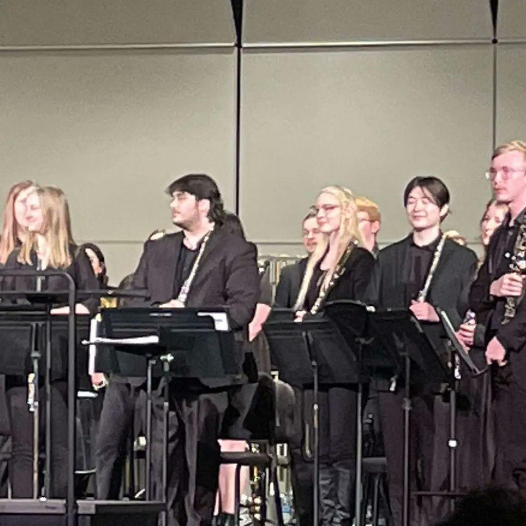 Concert week started this week with Wind Ensemble with the Junior Honor Band and we ended with the Symphonic Band and University Band this evening. Congratulations to all of our brothers who performed. #AEA