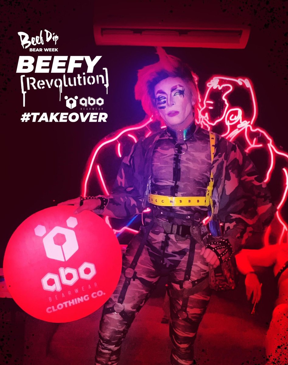 jeybraqueen's tweet photo. Jeybra Chaser King
Bebes fui Quberette para @QBObearOficial durante el #BeefDip2023 la semana de los ๐ปen #PuertoVallarta
Fotos: @mrqu
#DragMoment #DragKing #Drag #QboBearwear #BEARevolution #JeybraQueen https://t.co/XHlLARq8FS