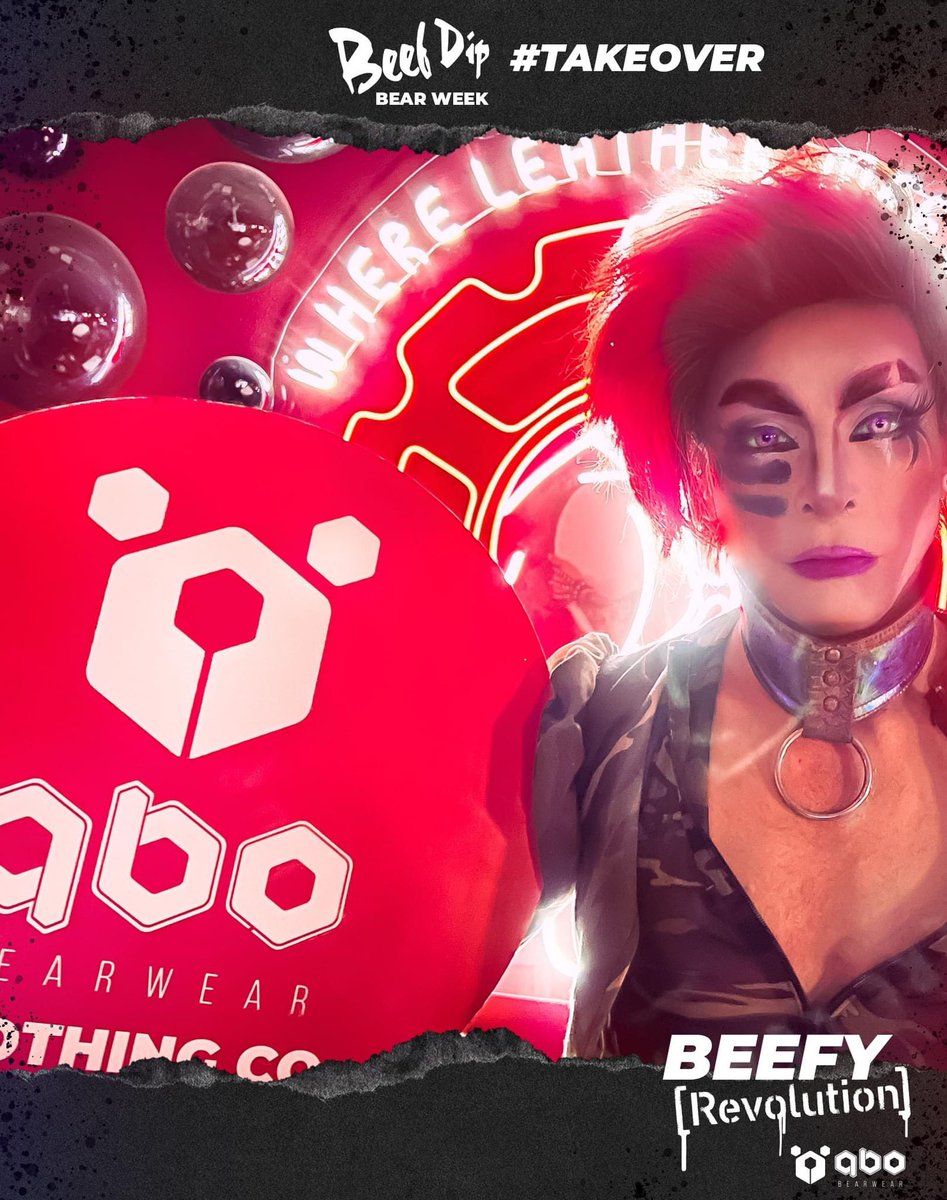 jeybraqueen's tweet photo. Jeybra Chaser King
Bebes fui Quberette para @QBObearOficial durante el #BeefDip2023 la semana de los ๐ปen #PuertoVallarta
Fotos: @mrqu
#DragMoment #DragKing #Drag #QboBearwear #BEARevolution #JeybraQueen https://t.co/XHlLARq8FS
